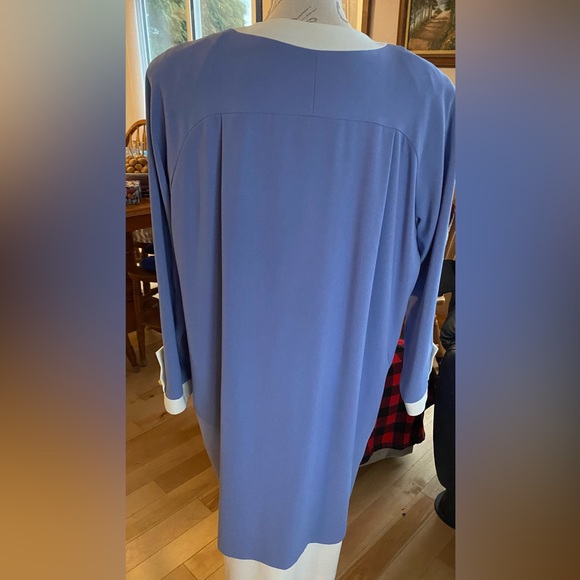 Purple dress with Pearl buttons - two tone - size 18 - Picture 4 of 5